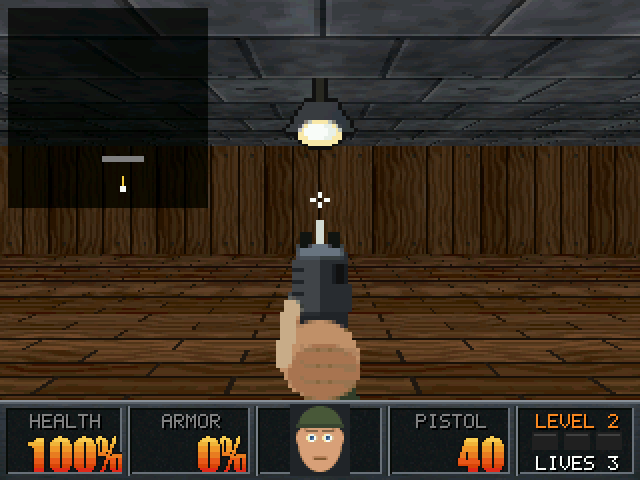 Bunker running on a NumWorks calculator, screenshot 1