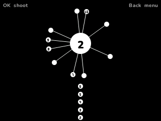 Core Ball sur calculatrice, capture 1