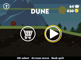 Dune sur calculatrice, capture 1
