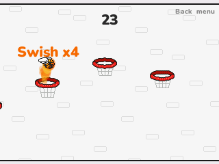 Flappy Dunk calculator game, screenshot 1