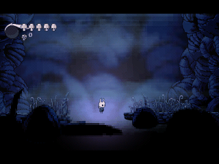 Hollow Knight running on a NumWorks calculator, screenshot 1