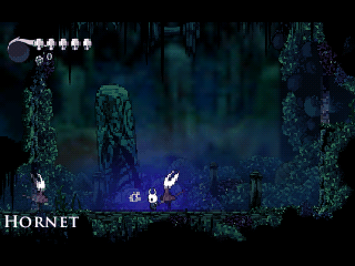 Hollow Knight running on a NumWorks calculator, screenshot 3