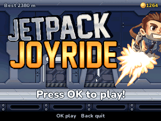 Jetpack Joyride calculator game, screenshot 1