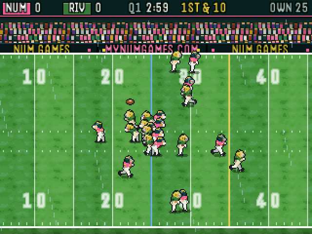 NumGridiron running on a NumWorks calculator, screenshot 2