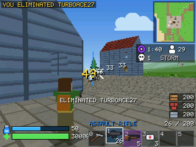 NumRoyale sur une calculatrice NumWorks, capture 2