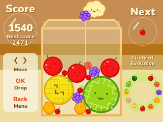 Suika Game calculator game, screenshot 1